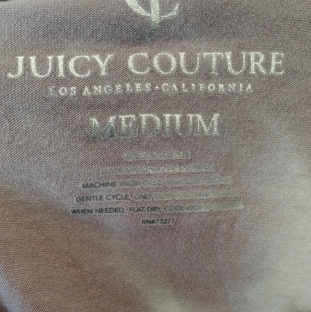 Juicy Couture Tye Dye Top Womens Size Medium Layered Sleeveless Jersey Stretch - Picture 6 of 13